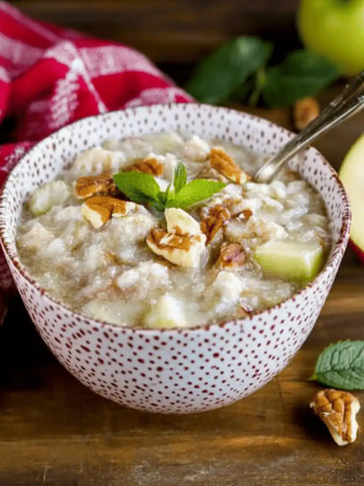 Apfel-Zimt-Porridge
