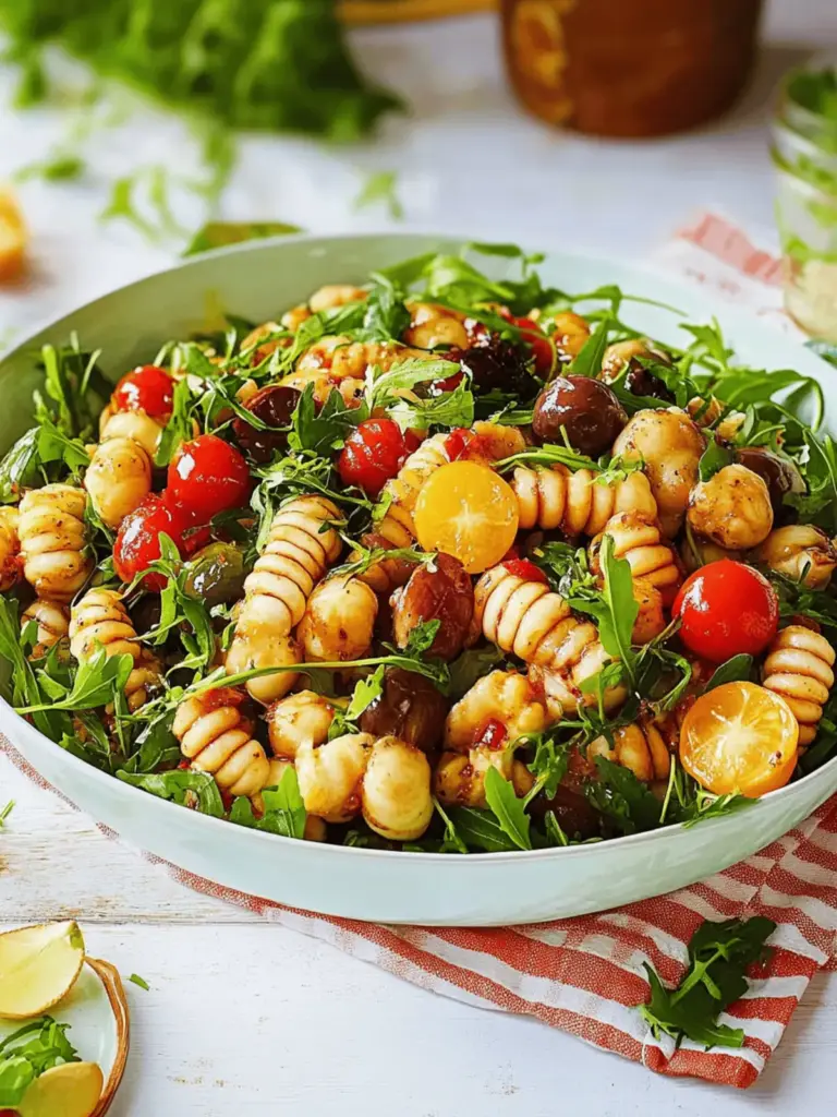 Gnocchi-Salat mit Rucola und Tomaten