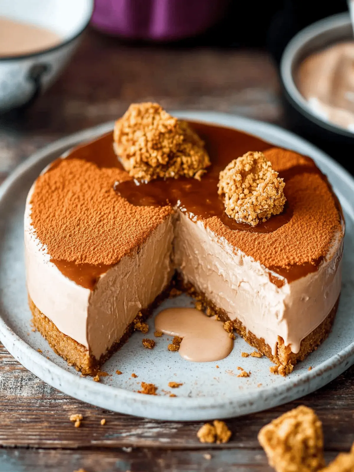 Veganer Lotus Käsekuchen