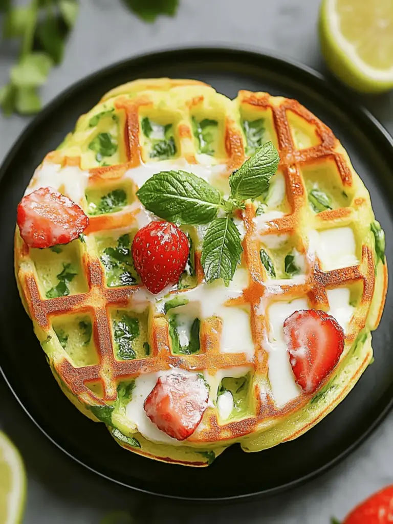 Einfach Zucchini Waffeln