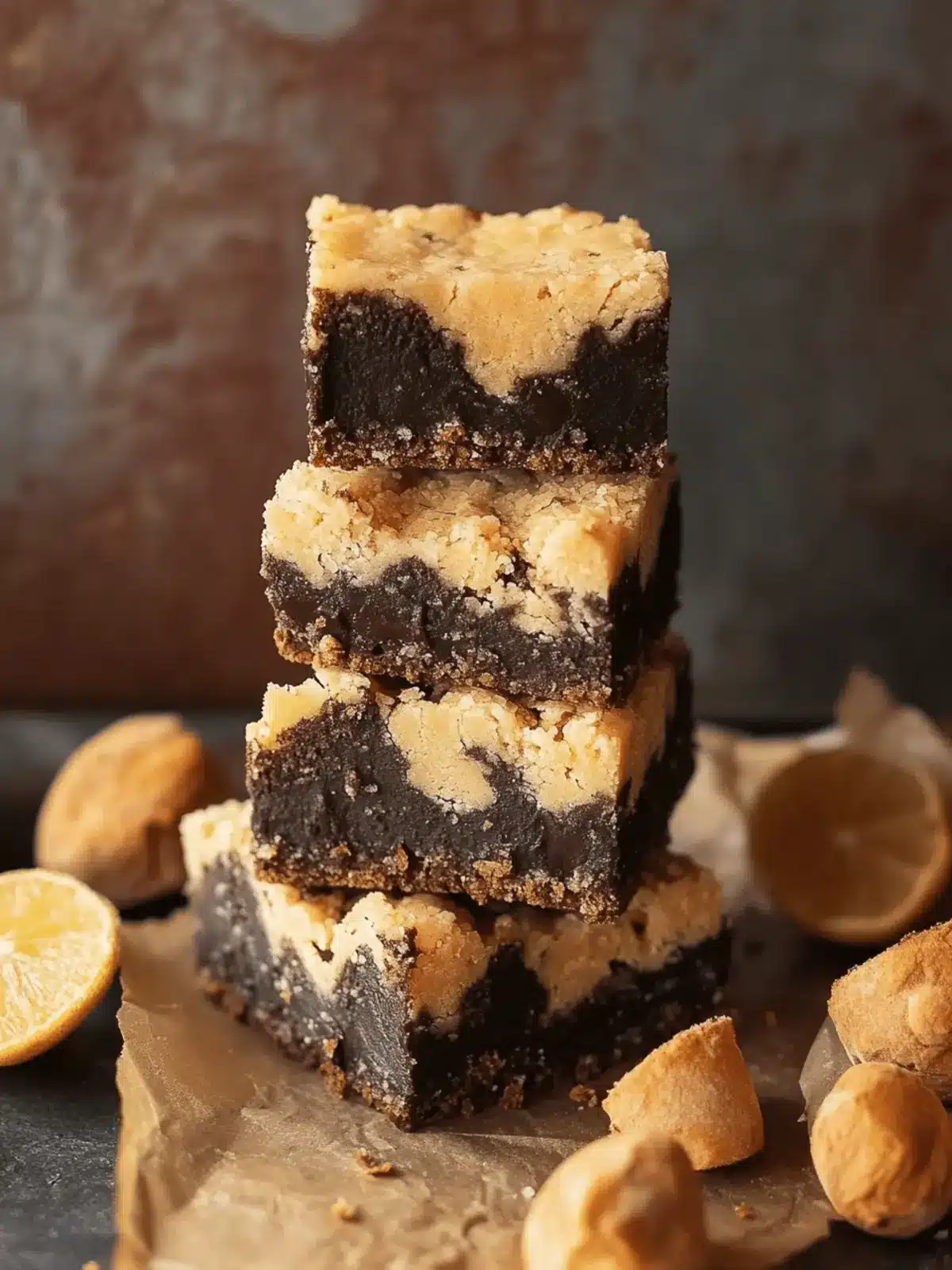 Vegane Brookies: Fudgy & Knusprige Genusskombination 4 Vegane Brookies