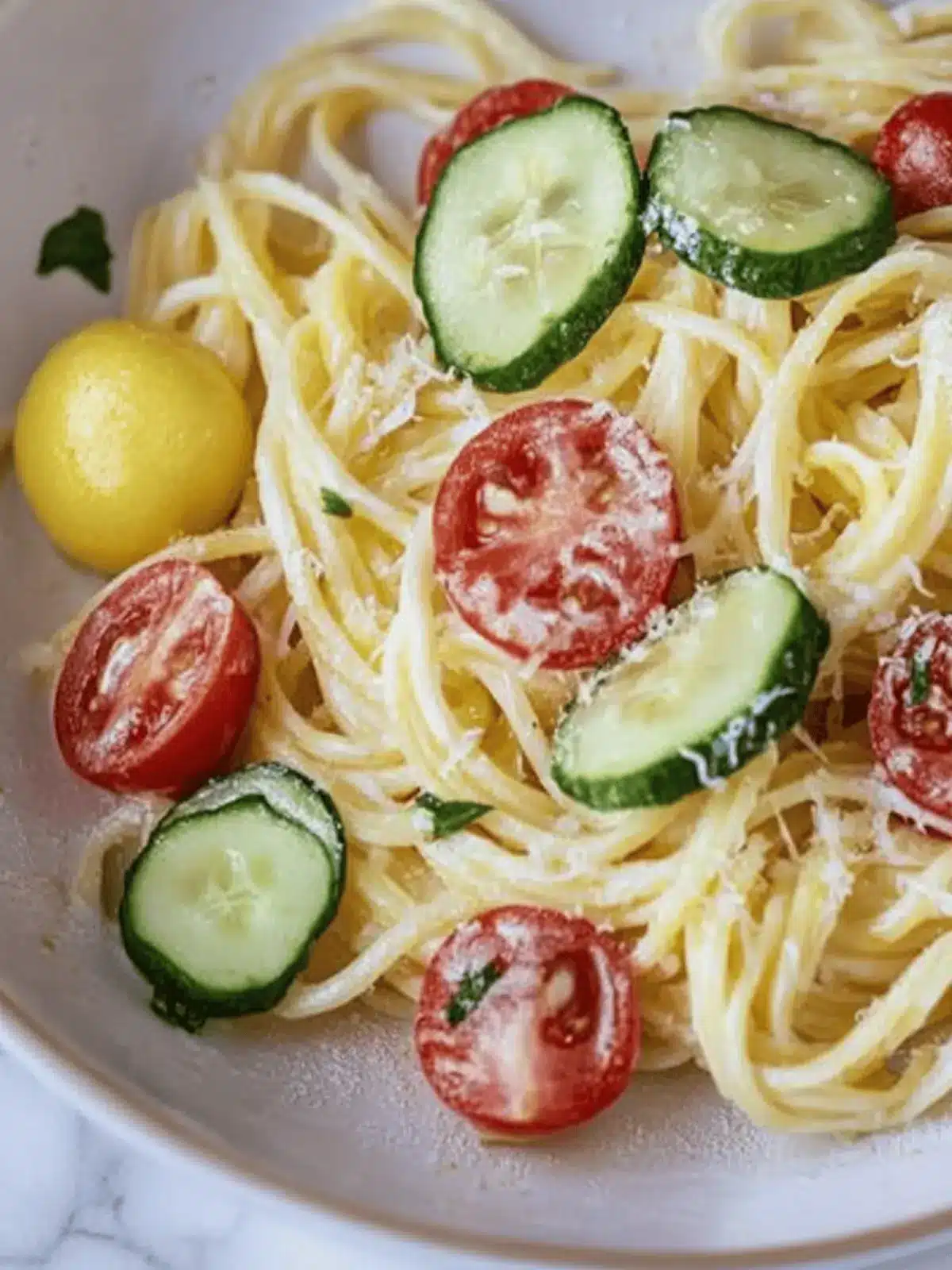 Zucchini-Spaghetti mit Frischkäsesoße schnell zubereiten 2 Zucchini-Spaghetti mit Frischkäsesoße
