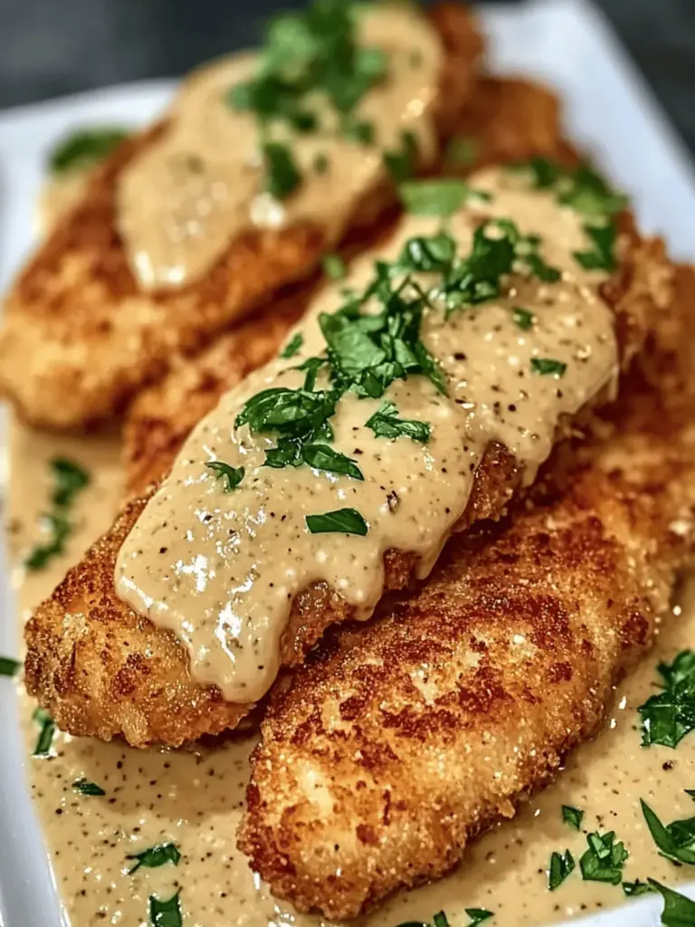 Crispy Parmesan Chicken with Alfredo Sauce
