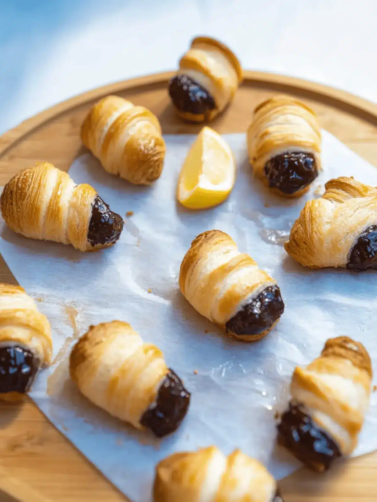 Gefüllte Mini-Croissants mit Nutella zaubern Freude 3 Gefüllte Mini-Croissants