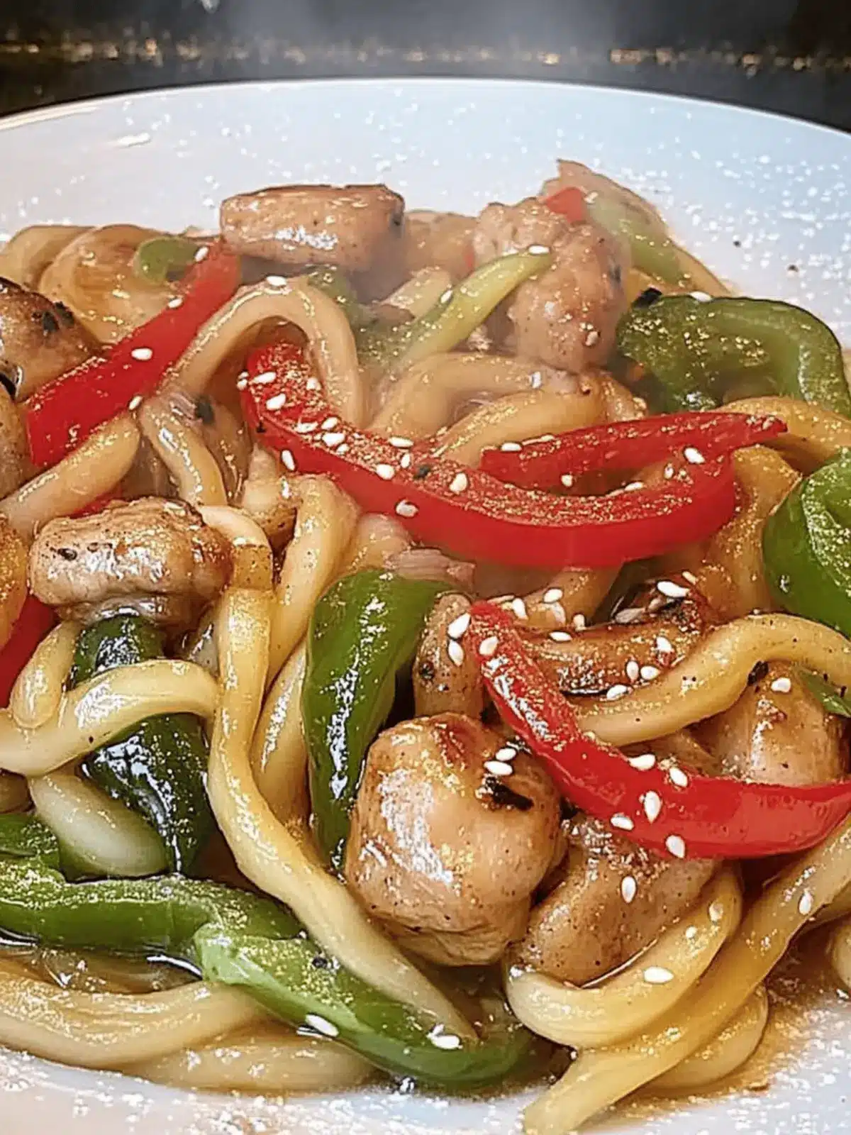 Zweierlei Udon-Nudelsuppen