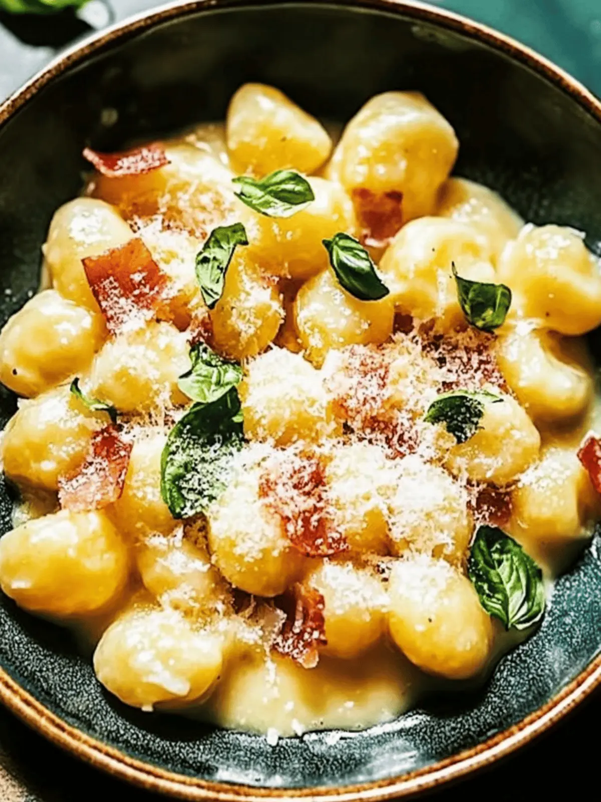 Gnocchi Carbonara ohne Sahne für schnelle Genussmomente 4 Gnocchi Carbonara ohne Sahne