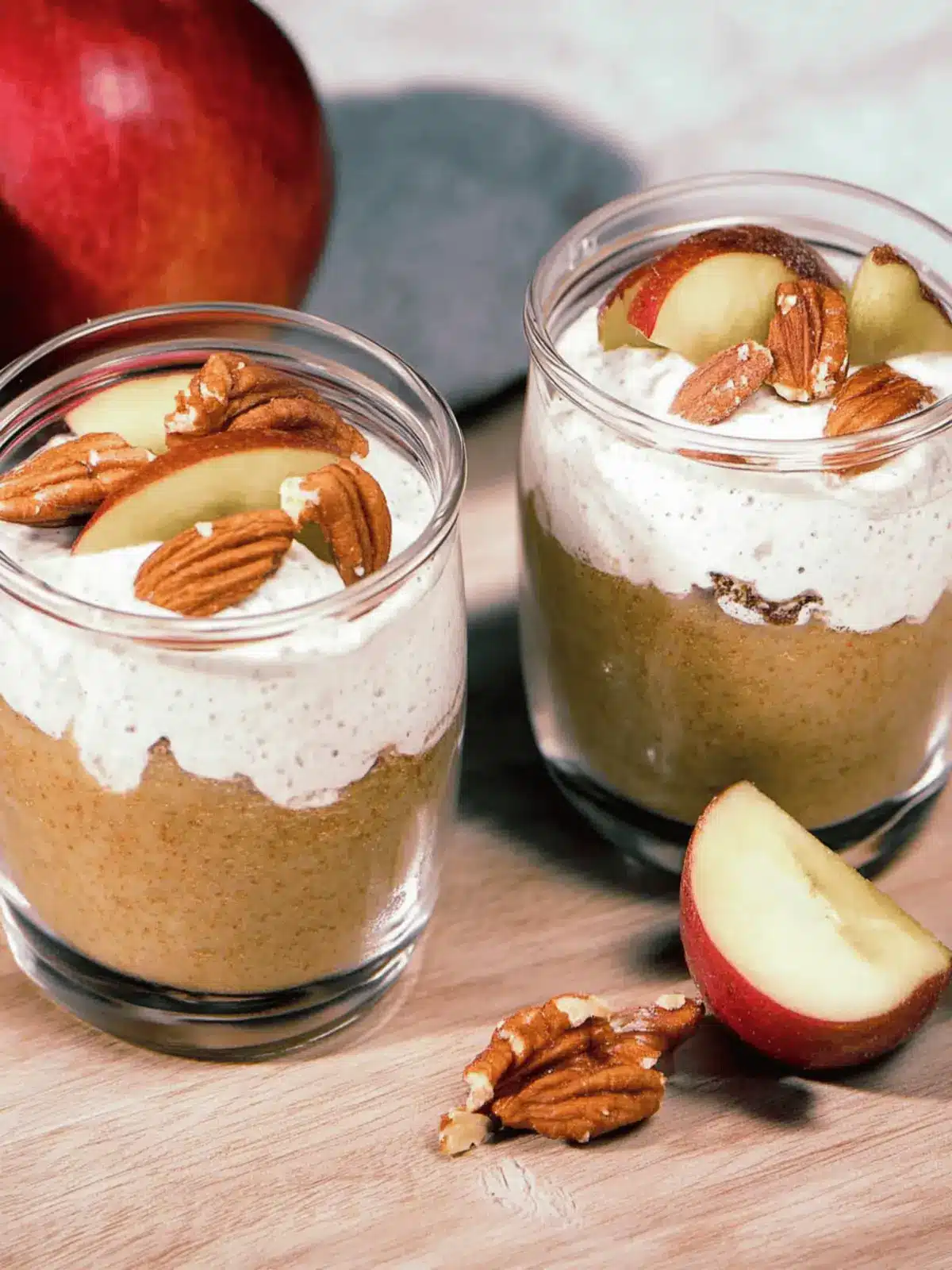 Zimtcreme mit Apfelmus für schnellen Genuss 4 Zimtcreme mit Apfelmus