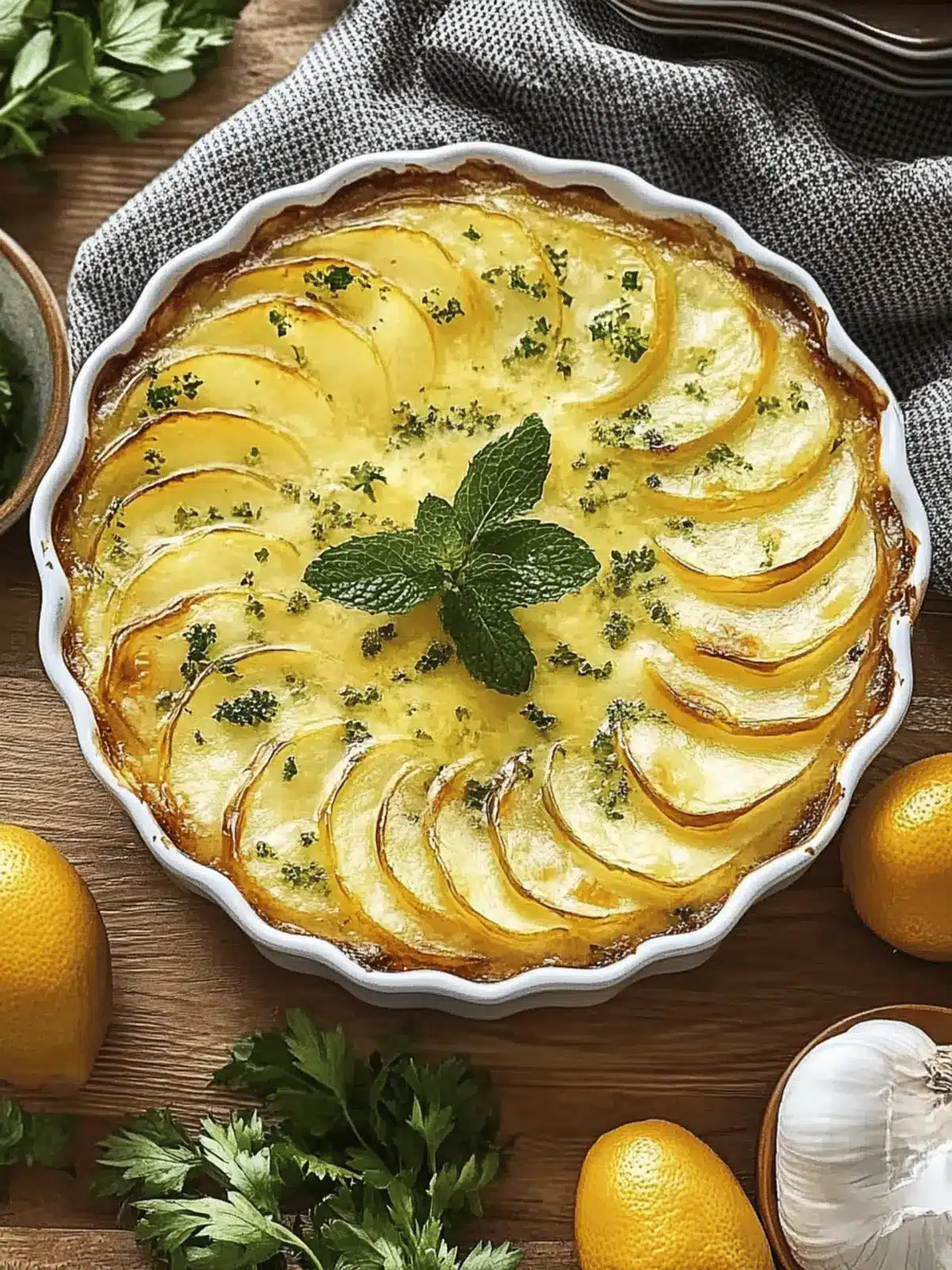 Cremige Kartoffeln Gratin vom Feinsten 2 Creme Potatoes Gratin of the finest