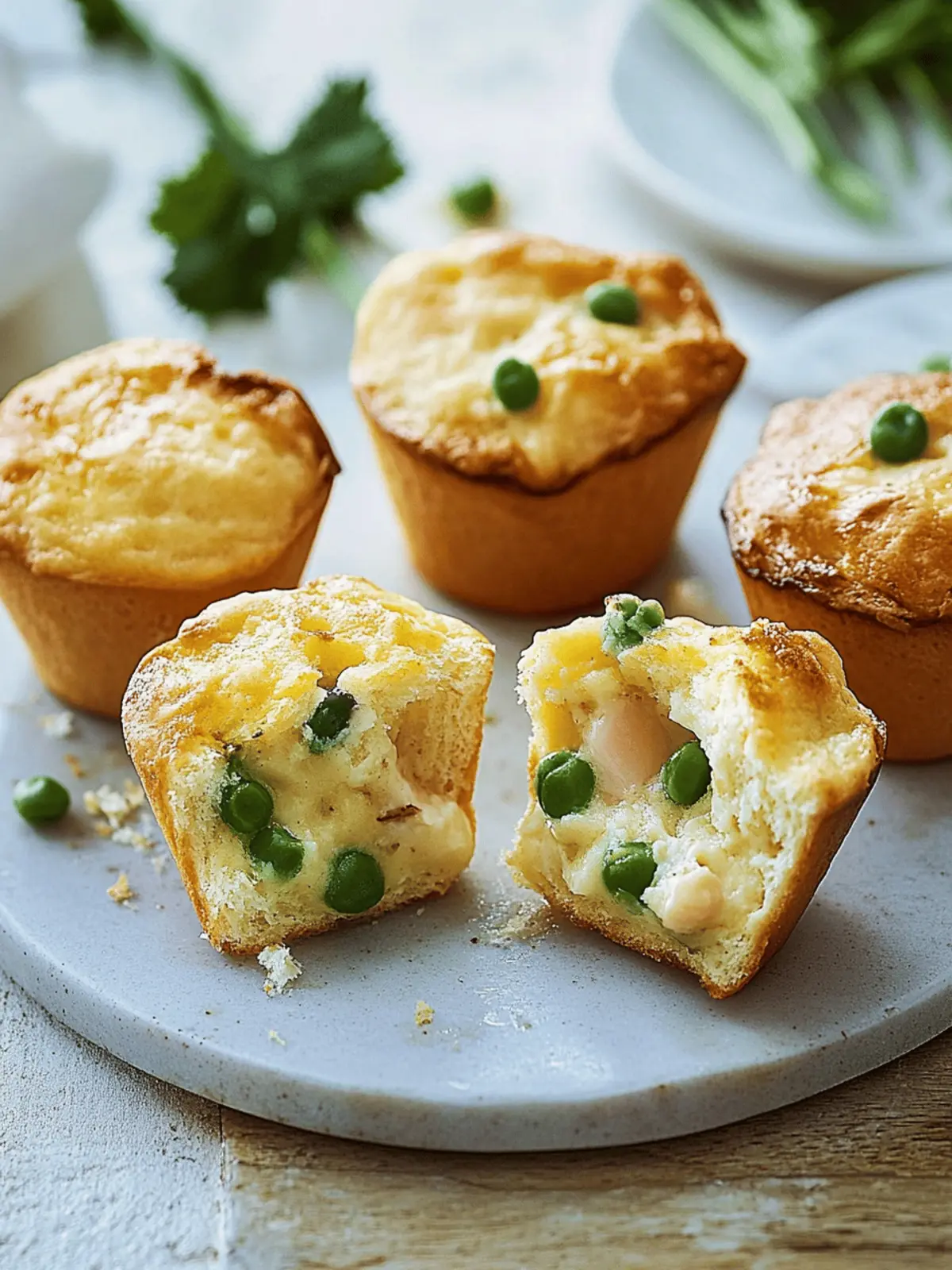Schnelle herzhaft Muffins