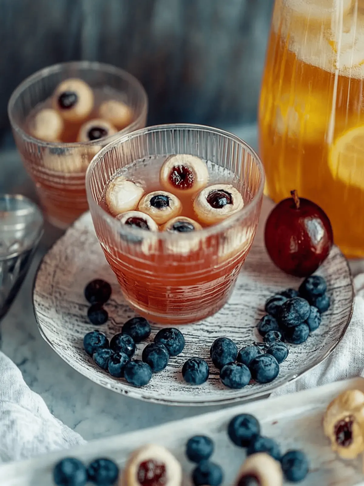 Tote Augen Bowle für gruselige Halloween-Partys 5 Tote Augen Bowle