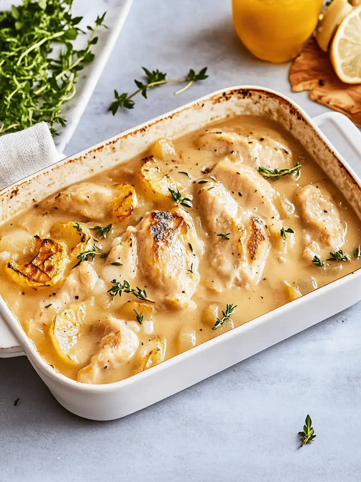 Zarte Hähnchenbrust in cremiger Sahnesauce genießen 4 Zarte Hähnchenbrust in cremiger Sahnesauce genießen