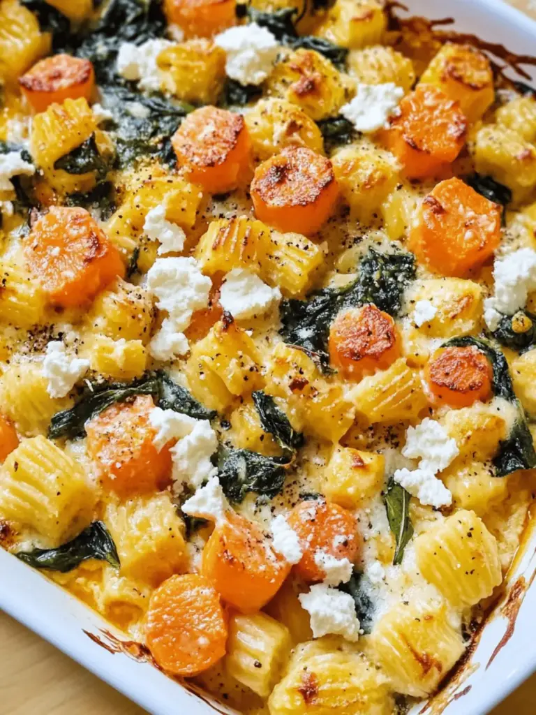 Cremiger Kürbis-Gnocchi-Auflauf