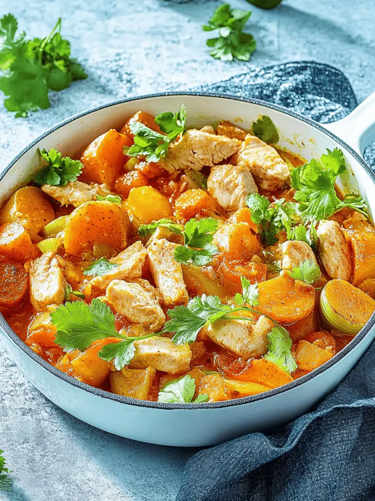 Kürbis Hähnchen Pfanne mit Reis für schnelle Wochenabende 4 Kürbis Hähnchen Pfanne mit Reis