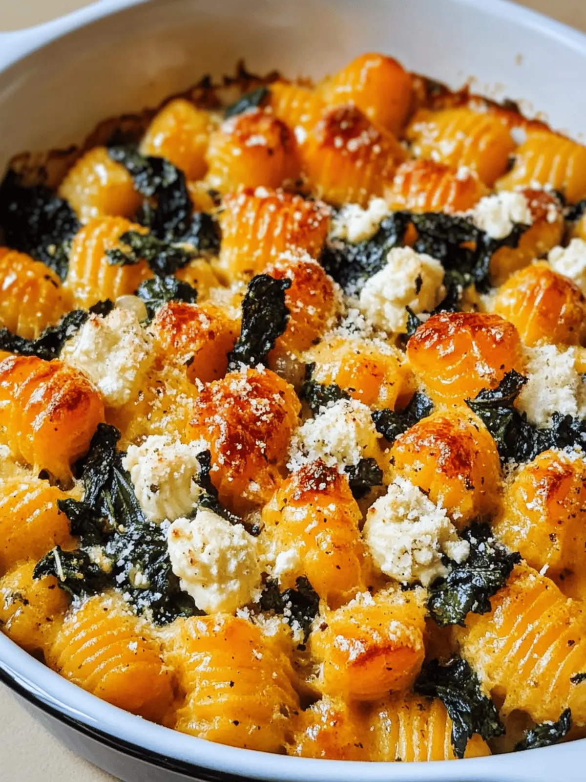 Cremiger Kürbis-Gnocchi-Auflauf für den Herbstgenuss 3 Cremiger Kürbis-Gnocchi-Auflauf