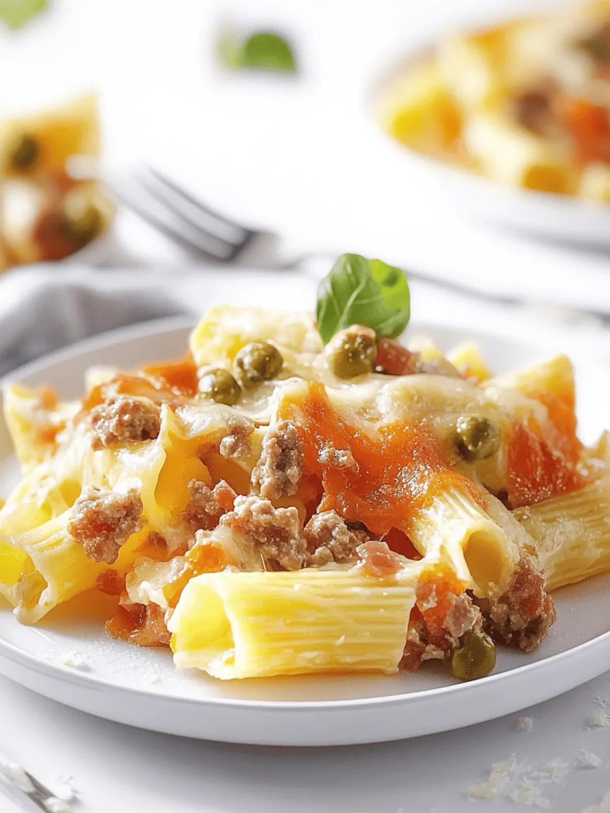 Nudelauflauf mit Hackfleisch