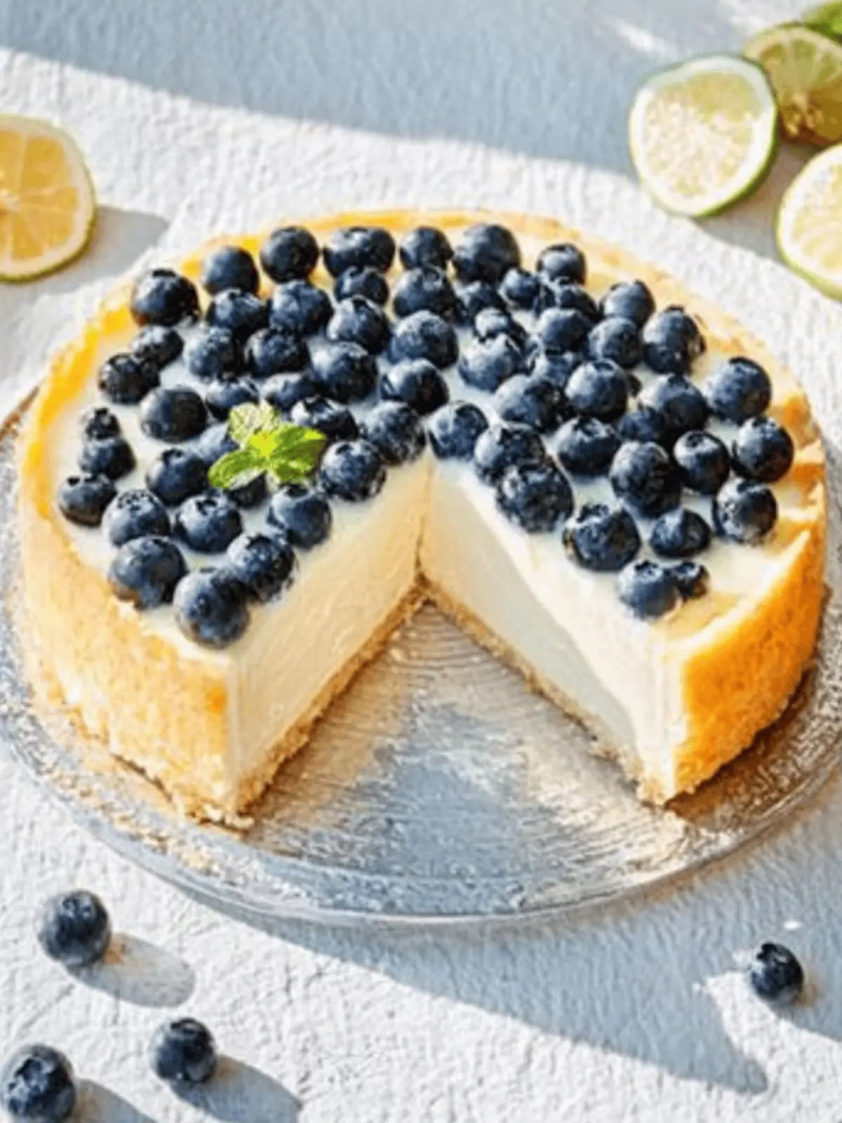 Creamy cheesecake without base