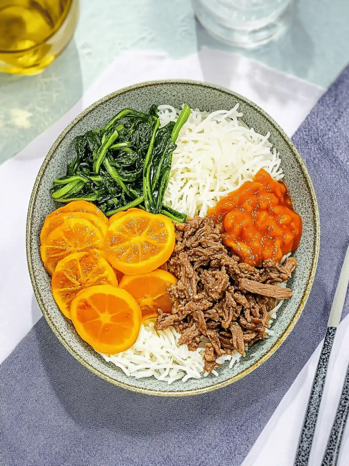 Koreanische Rinderhack-Bowl