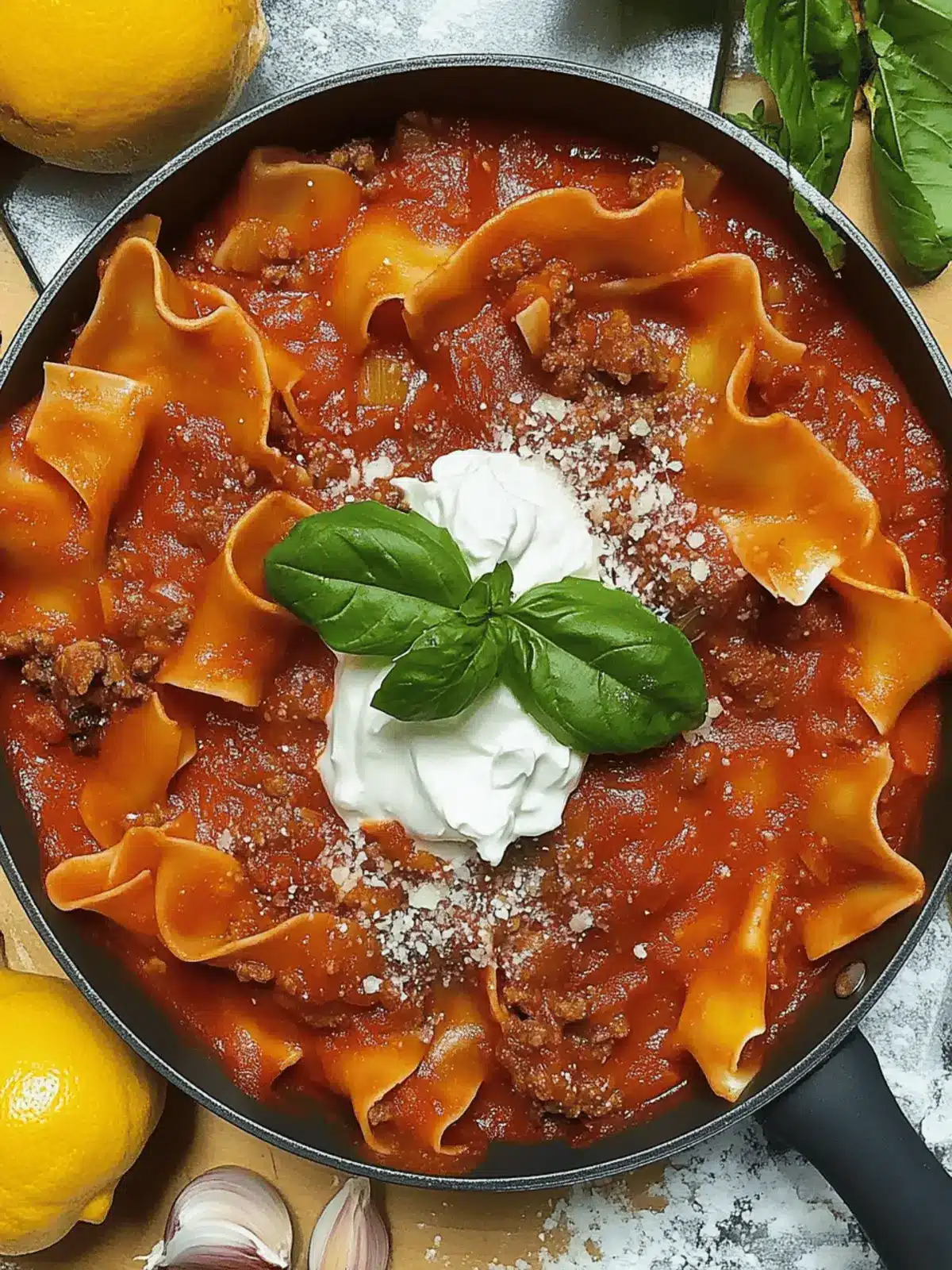 Schnelle Lasagnensuppe – Ein vegetarischer Genuss 3 Lasagnensuppe