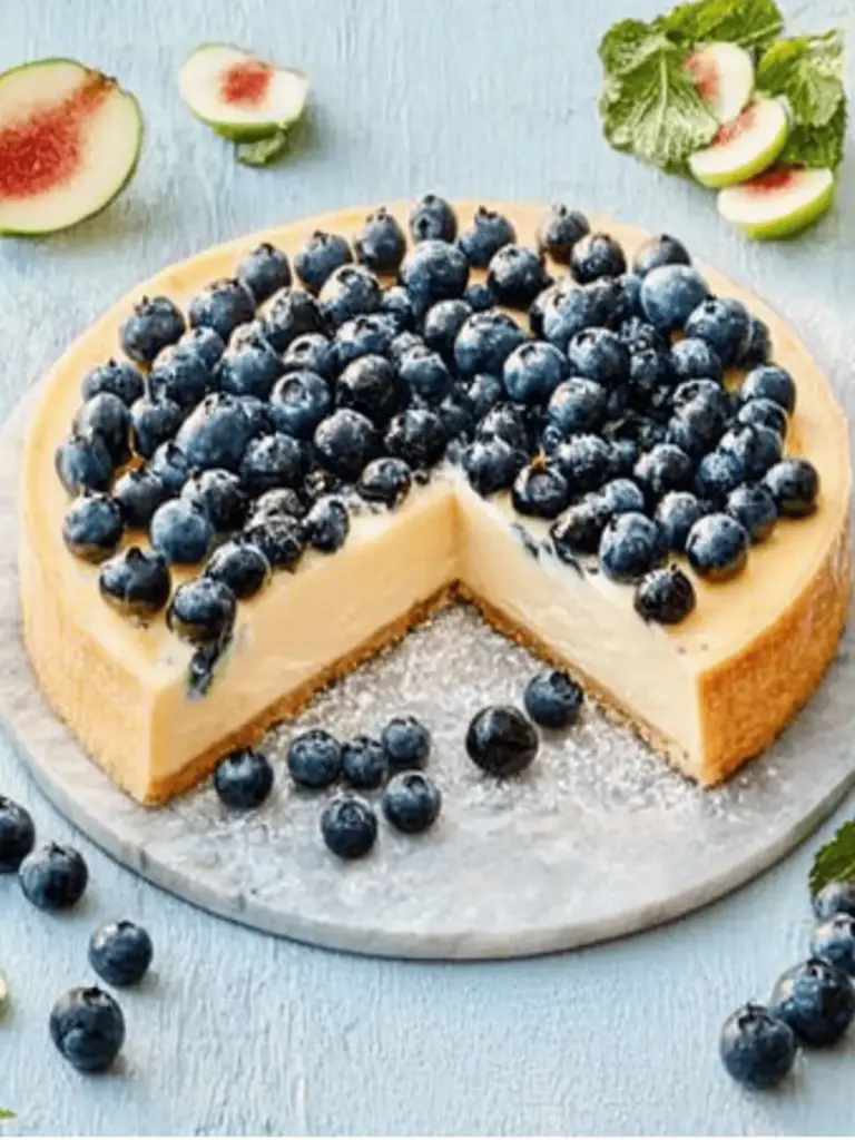Creamy cheesecake without base