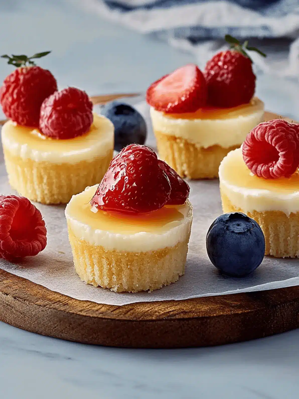 Mini-Käsekuchen: Ein Genuss für jeden Anlass 3 Mini-Käsekuchen