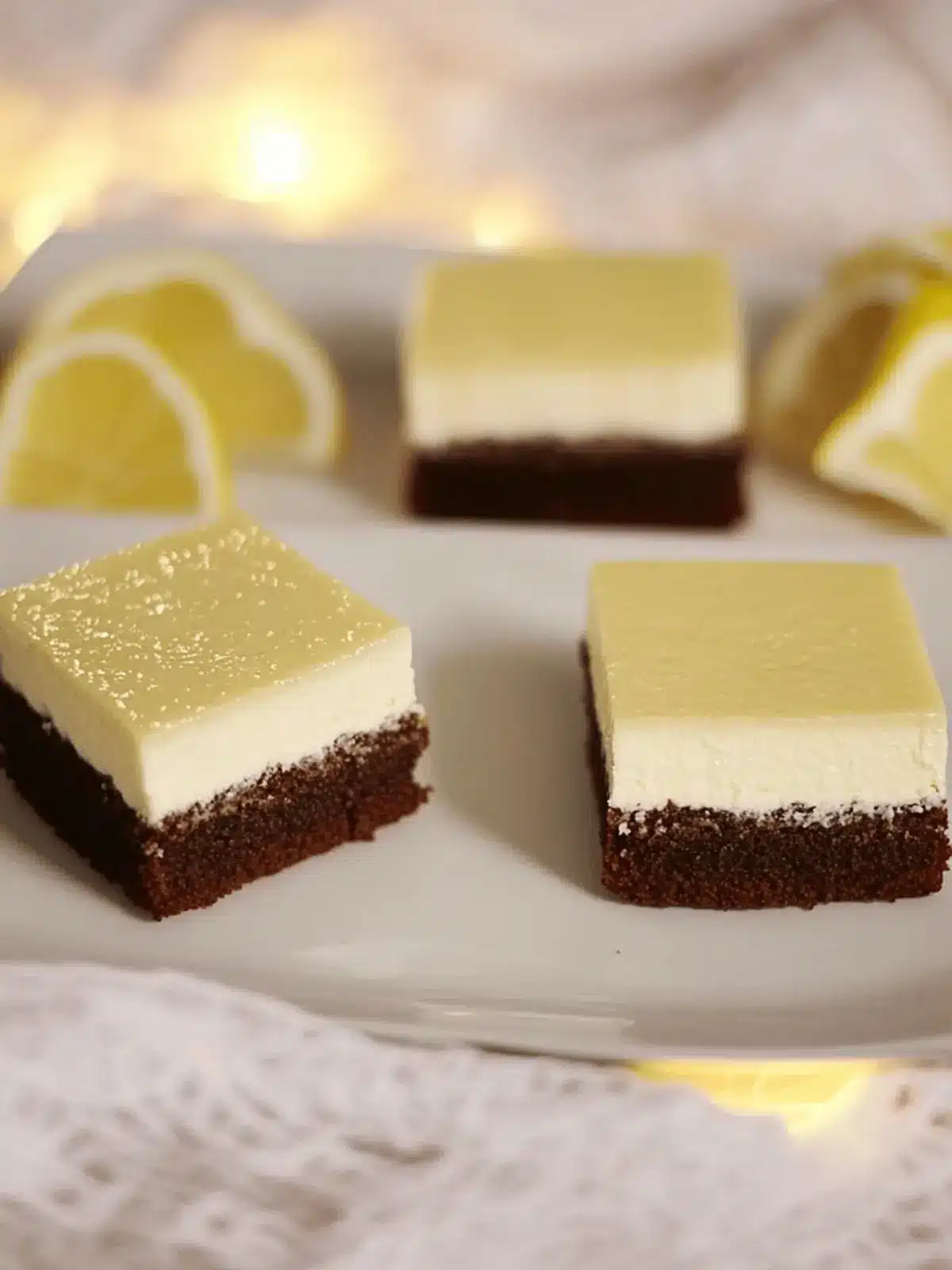 Käsekuchen Brownies Einfaches und Leckeres Dessert
