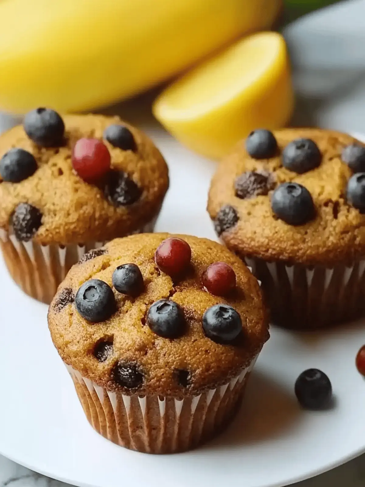 Schoko Bananen Muffins