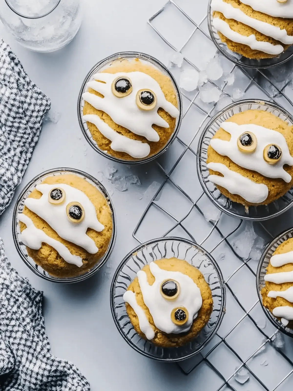 Halloween Mumien-Muffins: Schnelle und einfache Leckerei 3 Halloween Mumien-Muffins