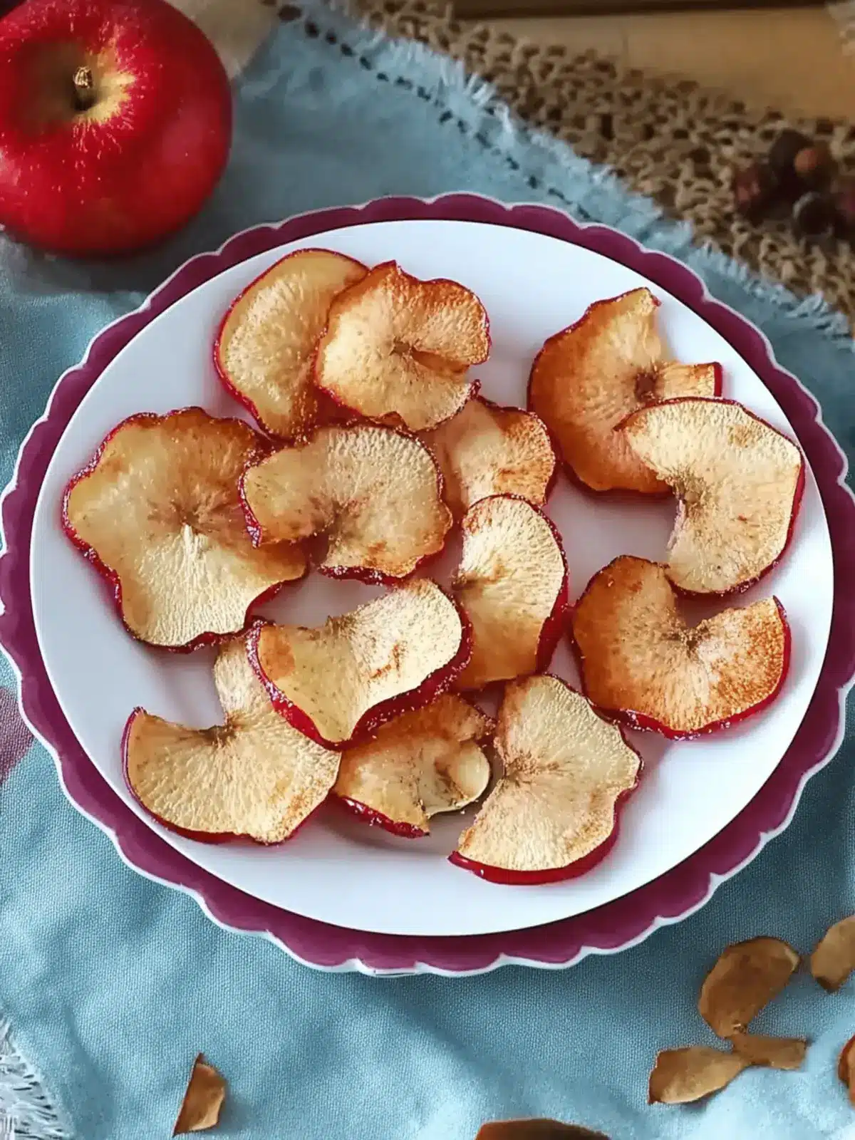 Gebackene Äpfel mit Zimt aus dem Airfryer schnell zubereiten 4 Baked apples with cinnamon from the air fryer