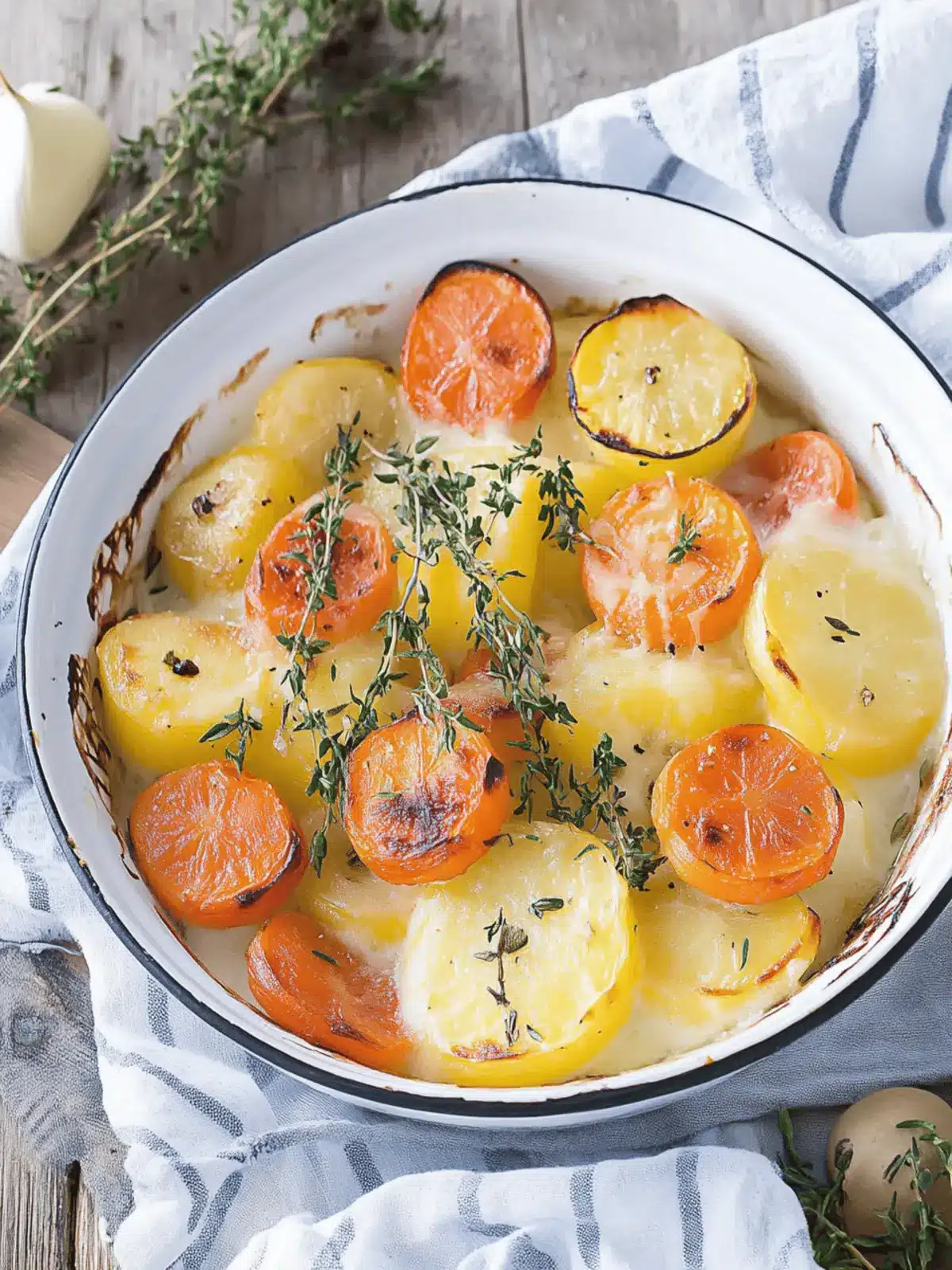 Bunter Kartoffelgratin mit Gemüse für jeden Anlass 2 Bunter Kartoffelgratin mit Gemüse