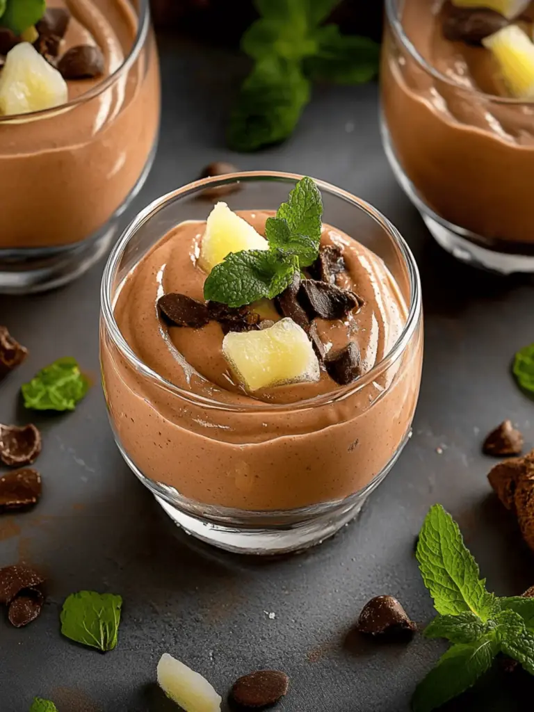 Mousse au Chocolat ohne Ei