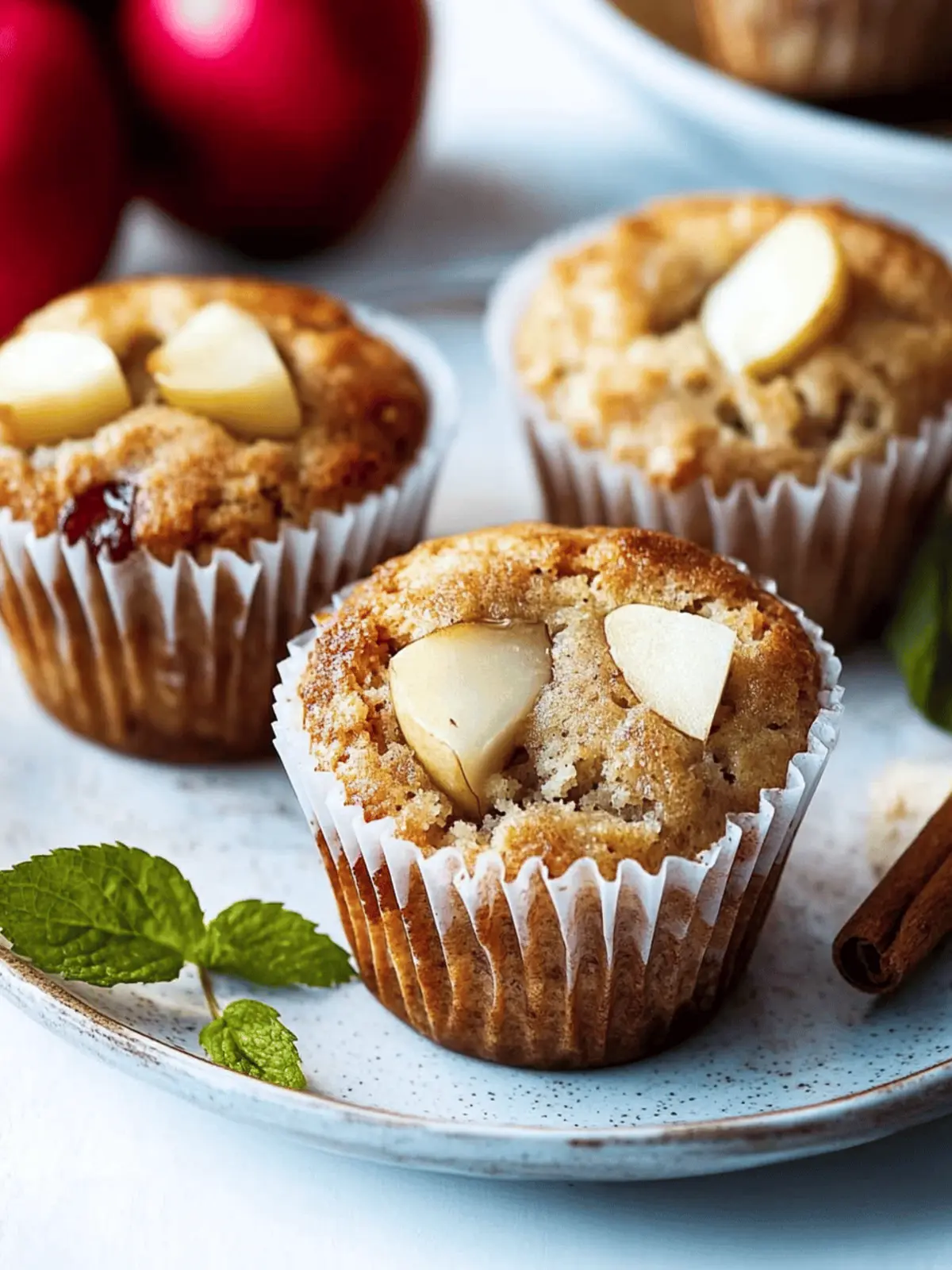 Apfel-Zimt Muffins für Veganer: Schnell & Einfach 2 Apfel-Zimt Muffins