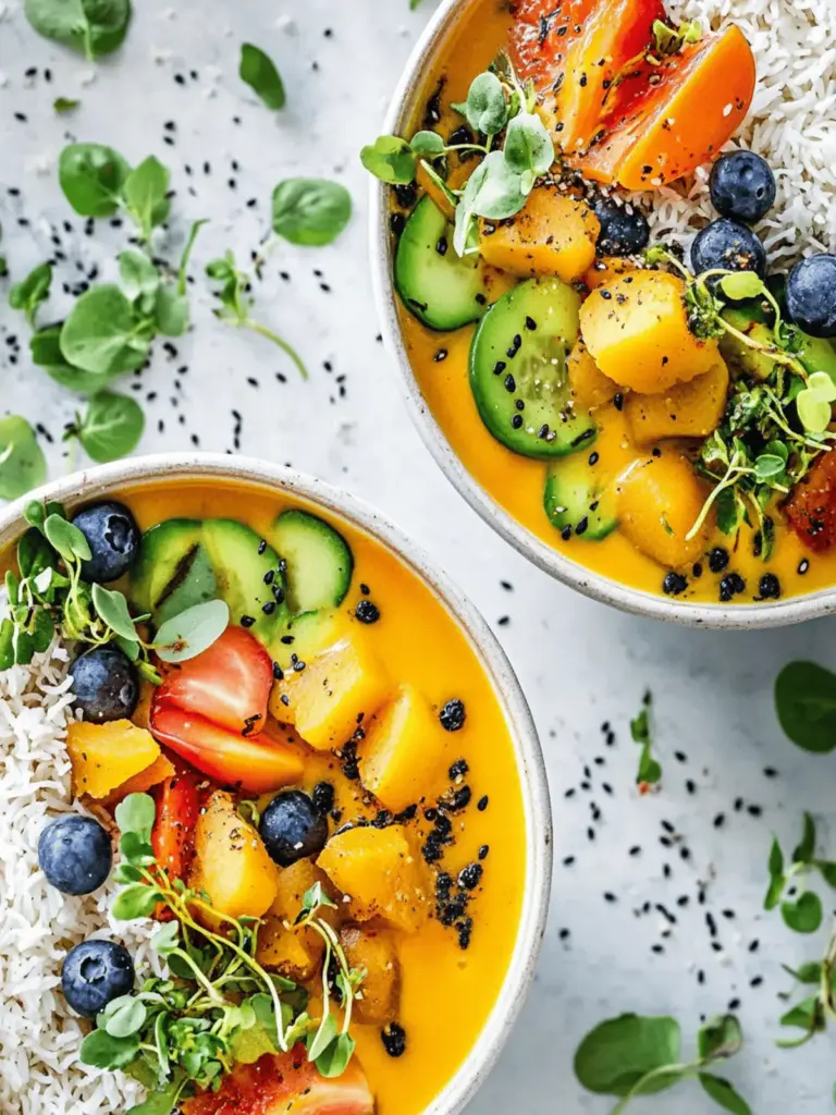 Kürbis Curry mit Kokosmilch
