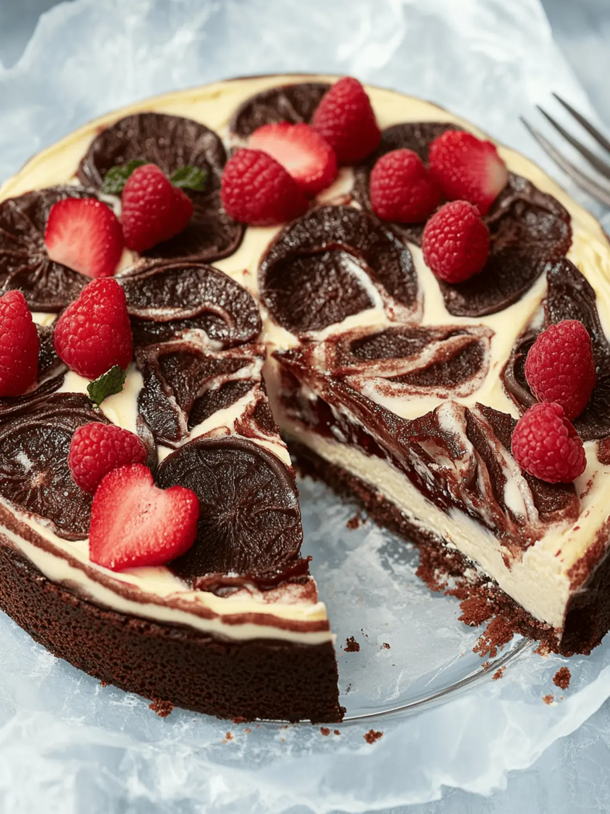 Brownie-Käsekuchen-Geburtstagstorte für Feinschmecker 2 Brownie-Käsekuchen-Geburtstagstorte