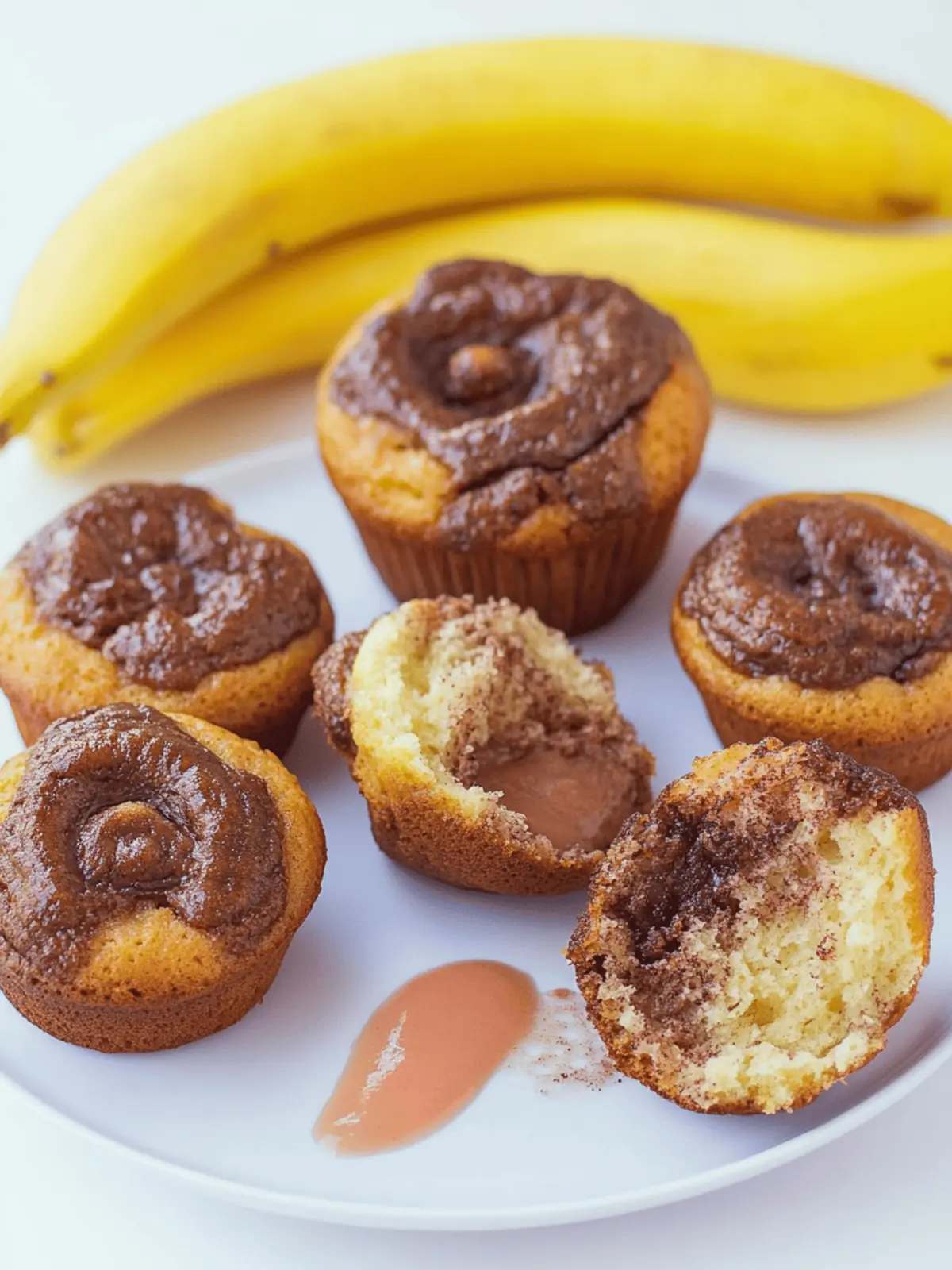 Nutella Bananen Muffins