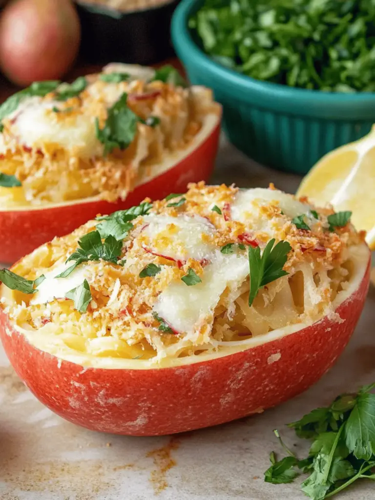 Mini Spaghetti-Kürbis Parm Schalen