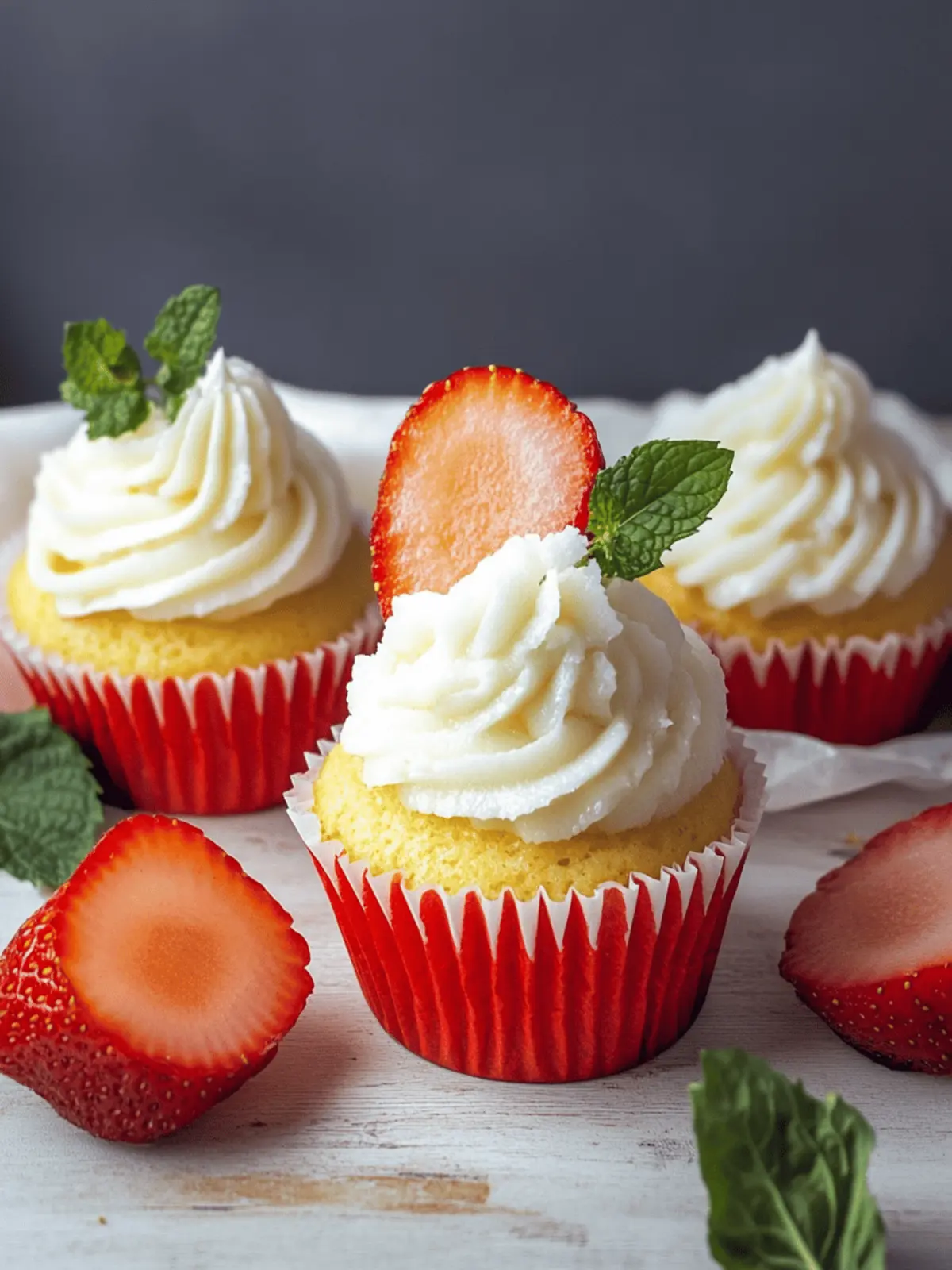 Erdbeer Cupcakes – Muffins Rezept für den Sommer 5 Erdbeer Cupcakes – Muffins Rezept