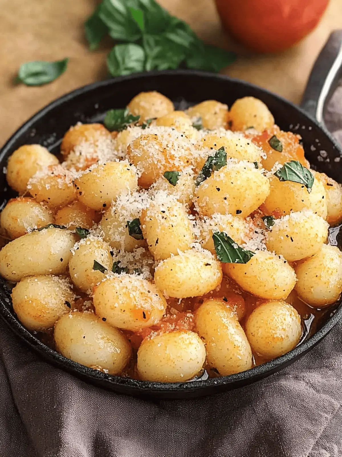Krosse Airfryer Gnocchi mit Käse und Gemüse 3 Airfryer Gnocchi