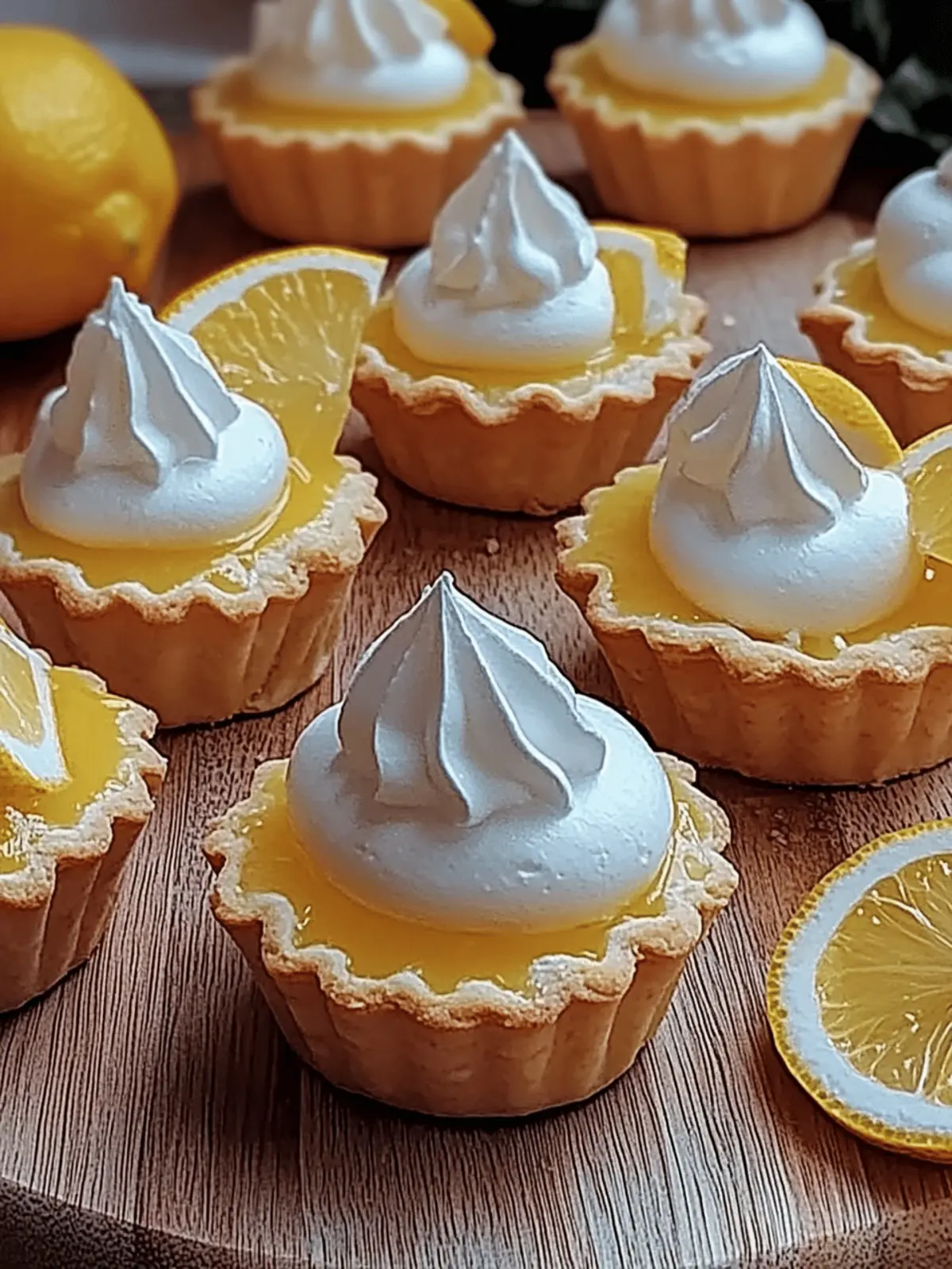 Spritzige Mini-Zitronen-Baiser-Törtchen für Feste 3 Spritzige Mini-Zitronen-Baiser-Törtchen