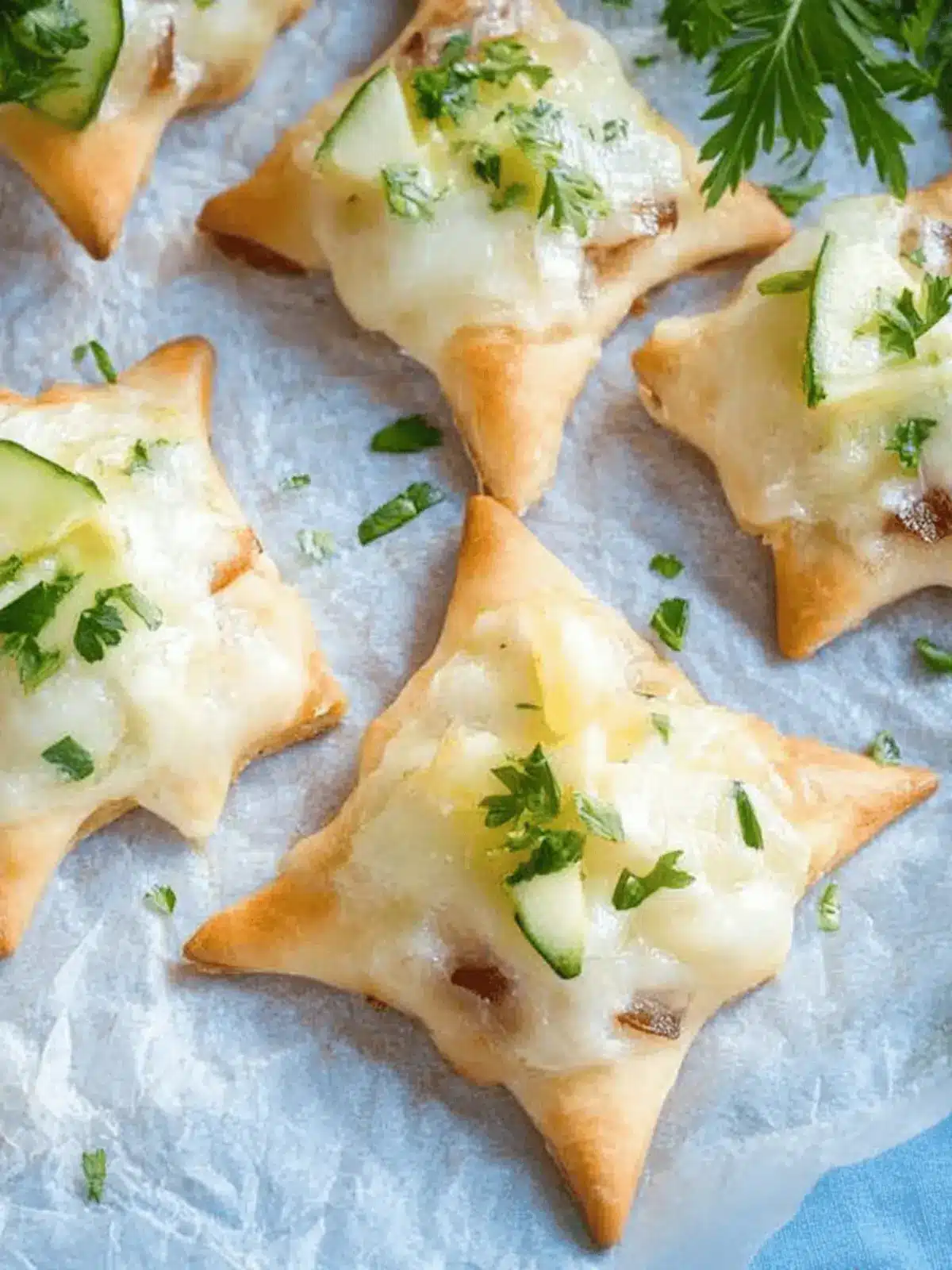 Flammkuchen-Sterne: Leckeres Fingerfood für Festivitäten 3 Flammkuchen-Sterne