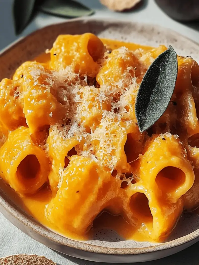 Kürbis Parmesan Pasta Creme