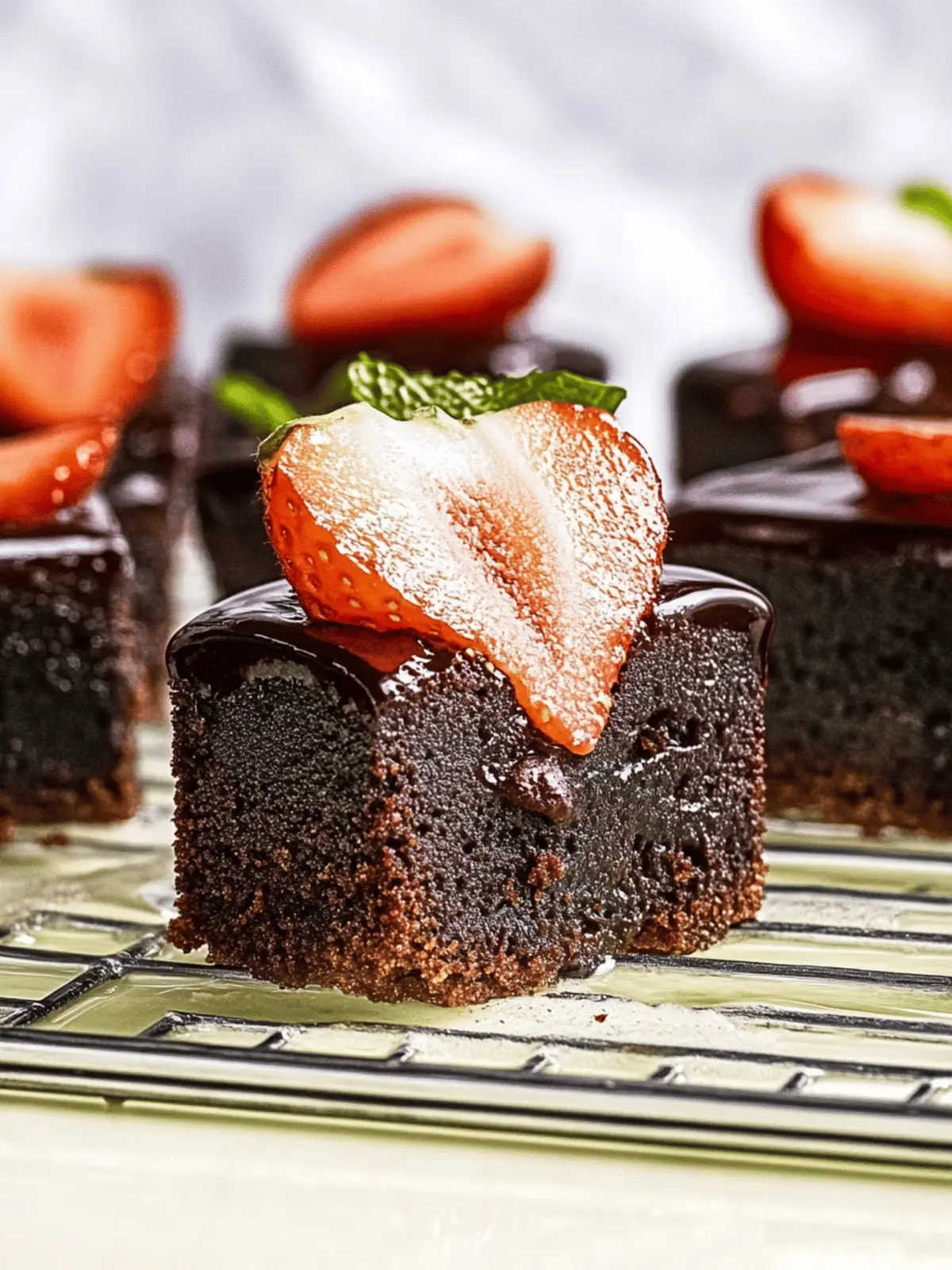 Schoko Erdbeer Brownies – Fudgy Genuss für alle 5 Schoko Erdbeer Brownies