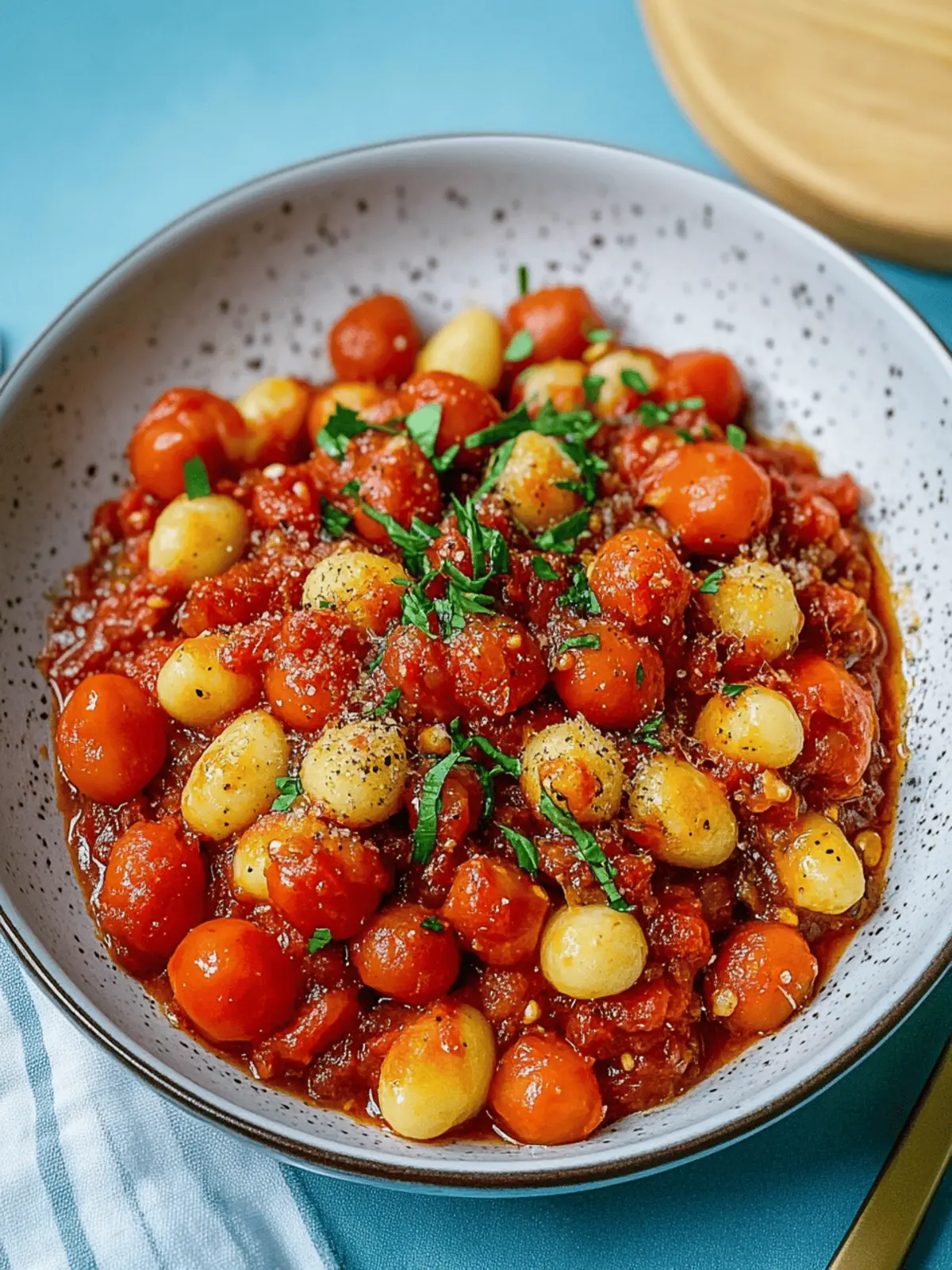 Schnelle Gnocchi mit Tomatensoße für jeden Tag 2 Schnelle Gnocchi mit Tomatensoße