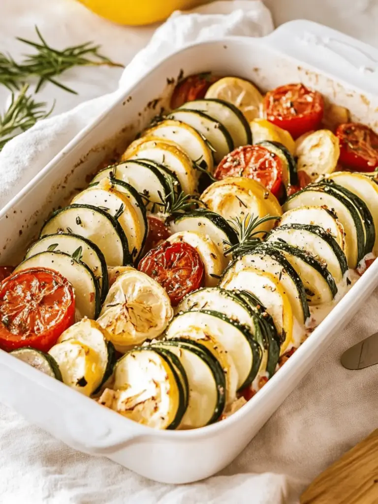 Kartoffel-Zucchini-Feta-Auflauf