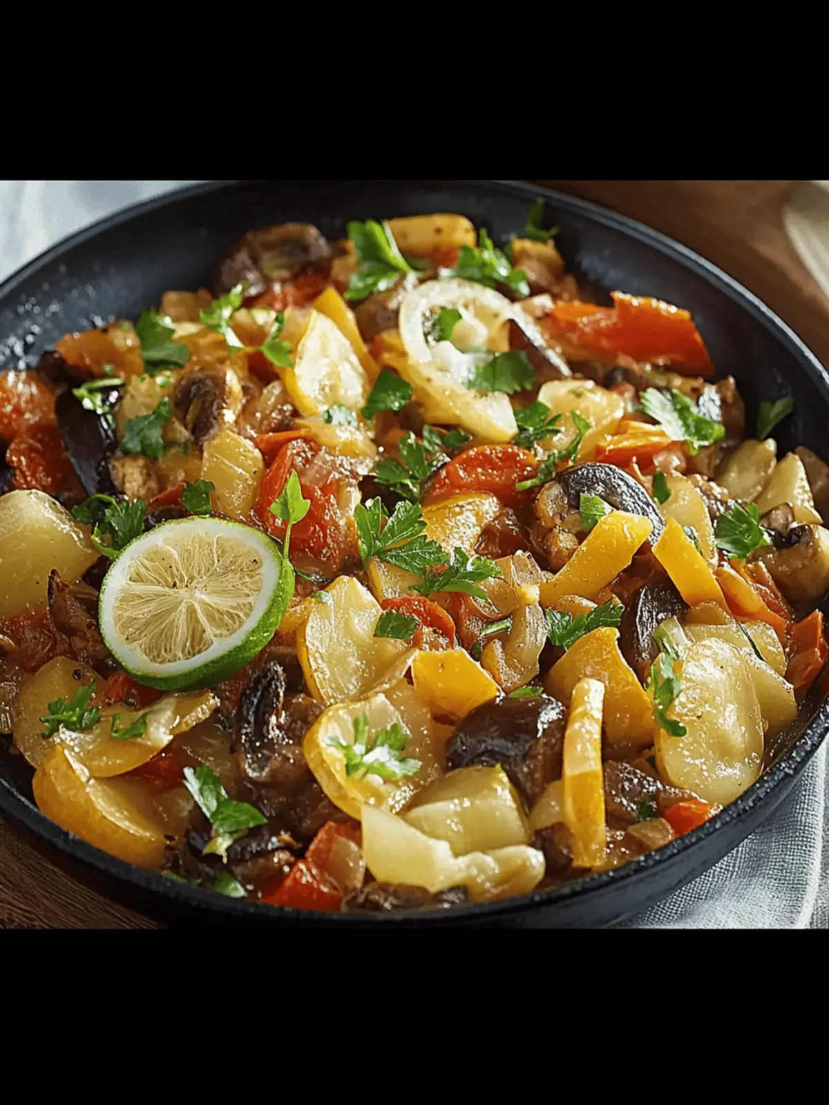 Vegetarische Gemüsepfanne