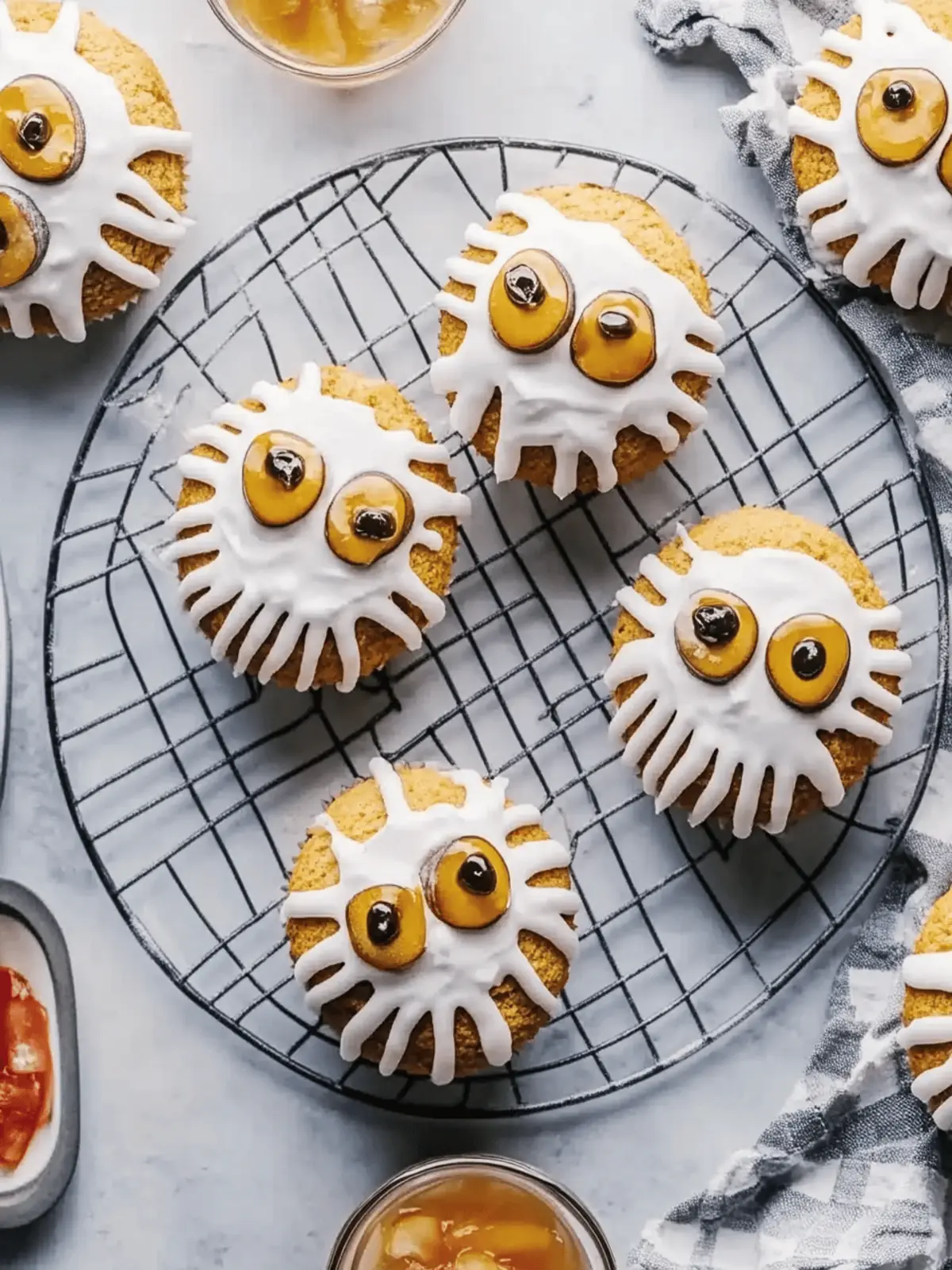Halloween Mumien-Muffins: Schnelle und einfache Leckerei 2 Halloween Mumien-Muffins