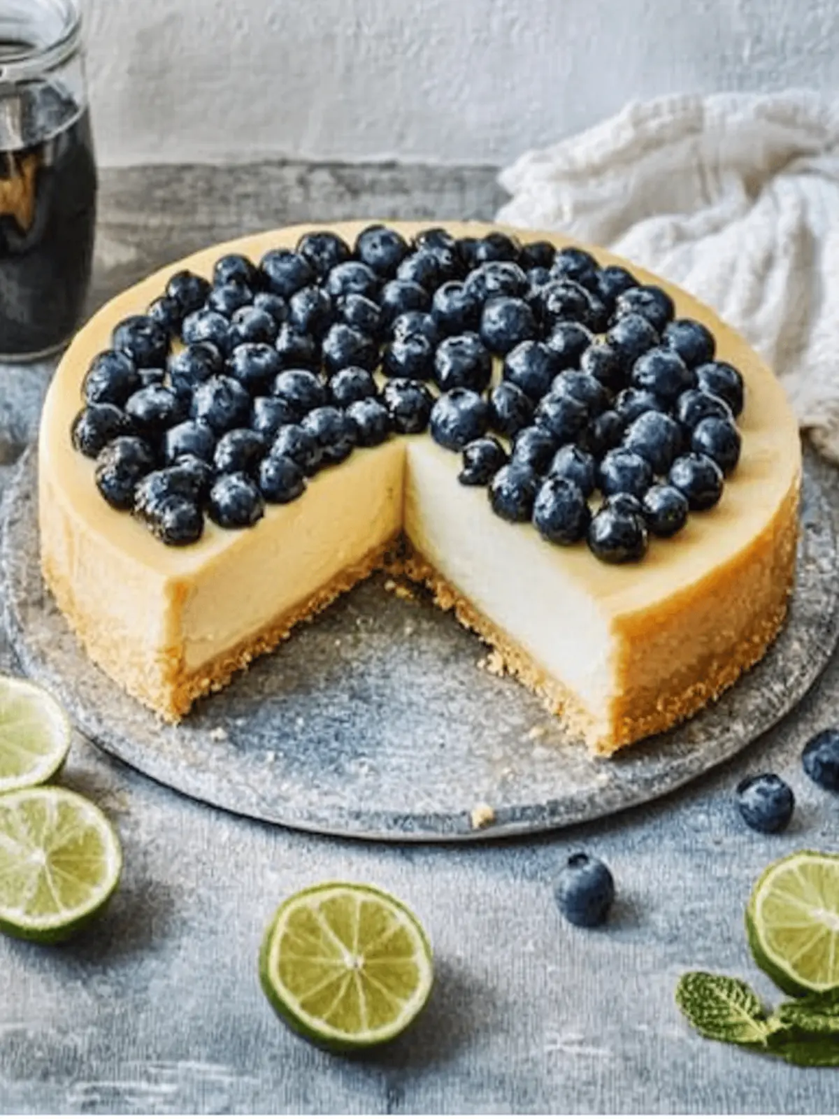 Creamy cheesecake without base