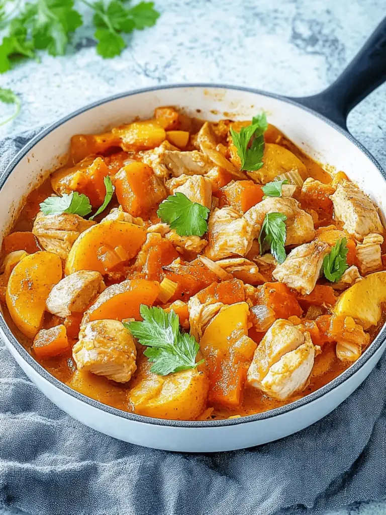 Kürbis Hähnchen Pfanne mit Reis