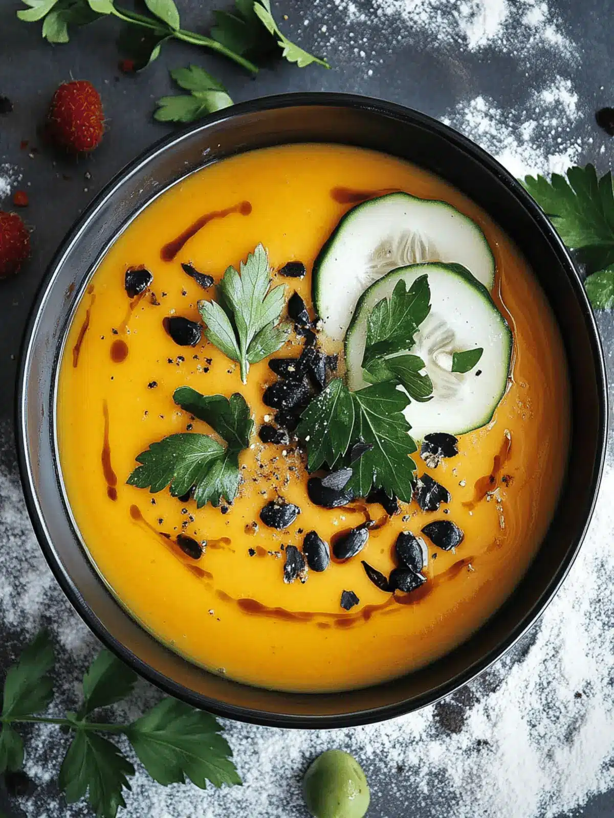 Simple Creamy Pumpkin Soup with Coconut Milk