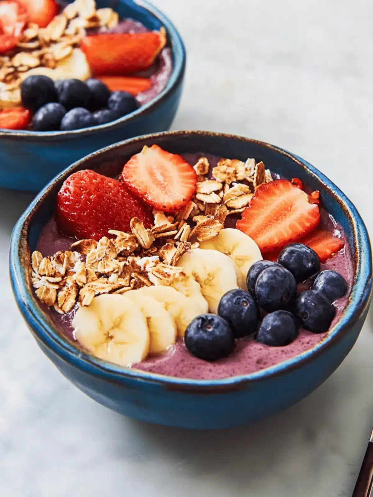Leichte Smoothie-Schüssel