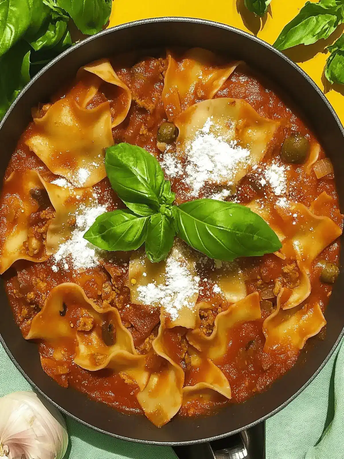 Schnelle Lasagnensuppe – Ein vegetarischer Genuss 4 Lasagnensuppe